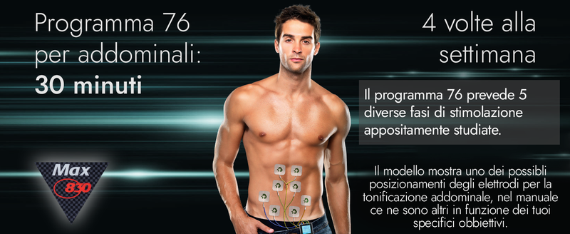Slide 2, programma 76 per addominali