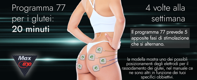 Slide 3, programma 77 per glutei