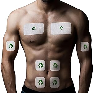 elettrodi all body applicati al corpo