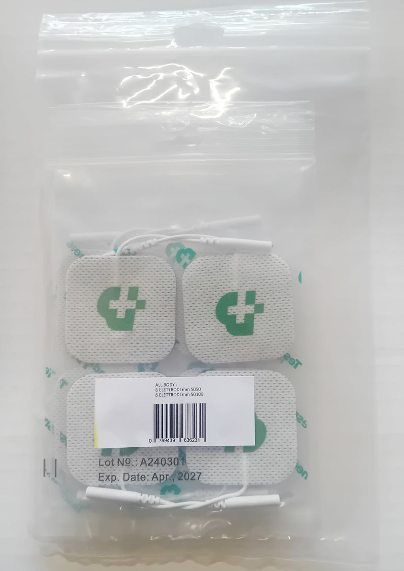 busta contenente elettrodi all body