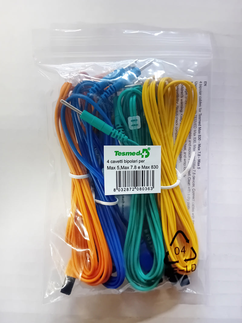 busta con 4 cavetti bipolari per tesmed max