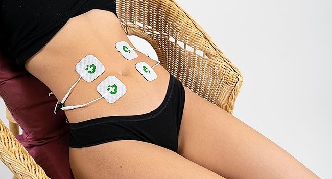 elettrodi su addominali